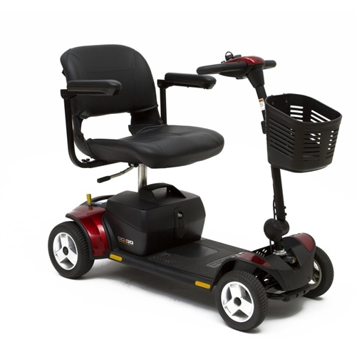 Pride Mobility Go-Go Traveler Elite Plus 4-Wheel Scooter SC54 for Adults,  18ah Battery Pack